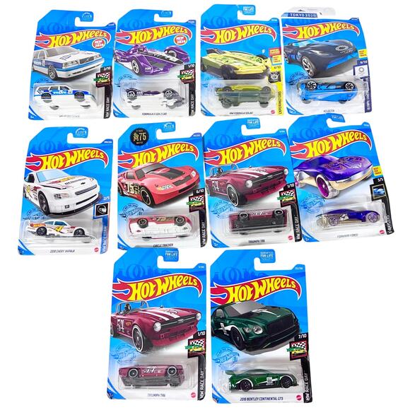 Hot Wheels Carded Lot Of 10 Various Years No Duplicates Toy Cars New (M) - Picture 1 of 6